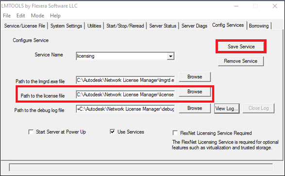 Configure License File